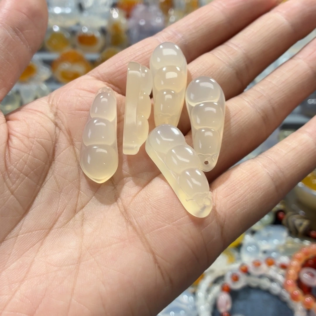 玛瑙/玉髓未镶嵌吊坠(不含链)