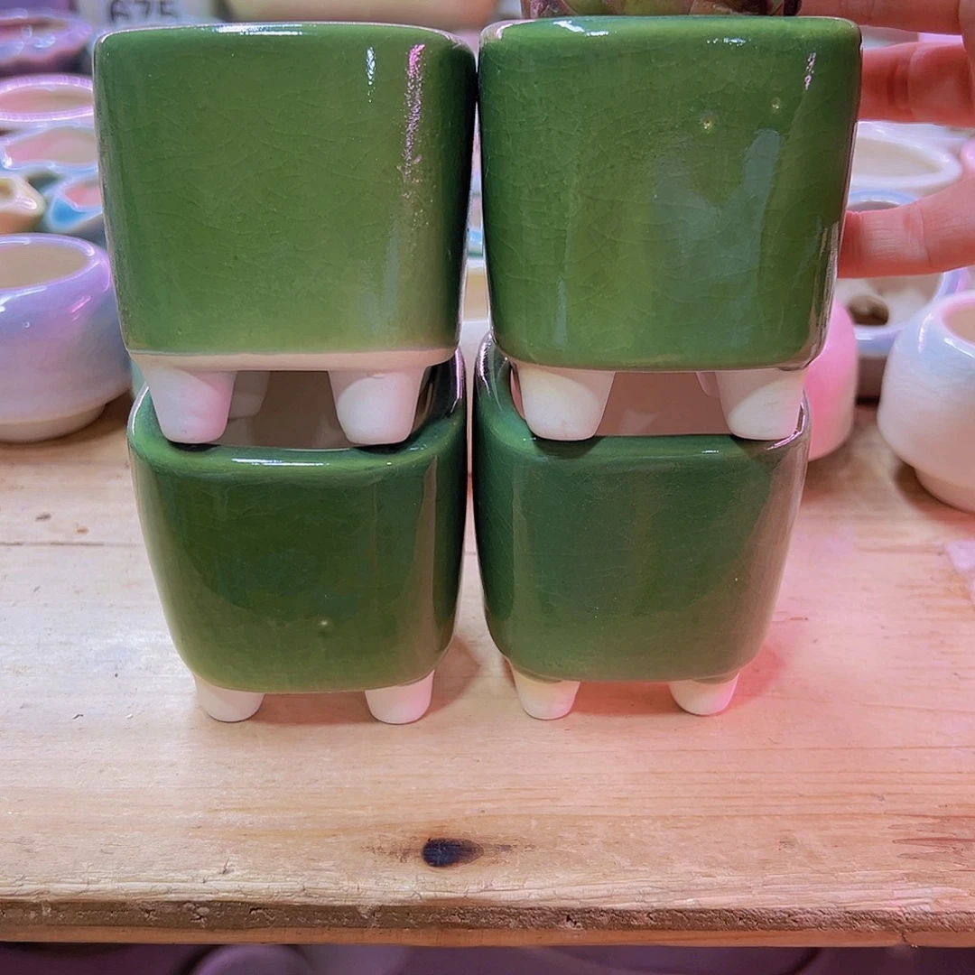 陶瓷花盆当场凑满12包邮微瑕