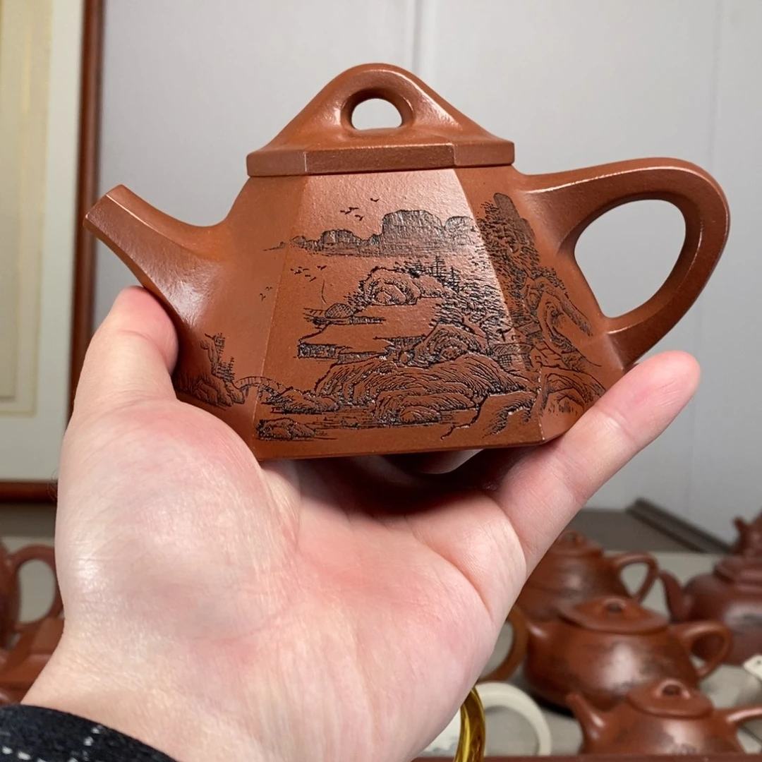 茶壶紫砂原矿泥料传统工艺制作