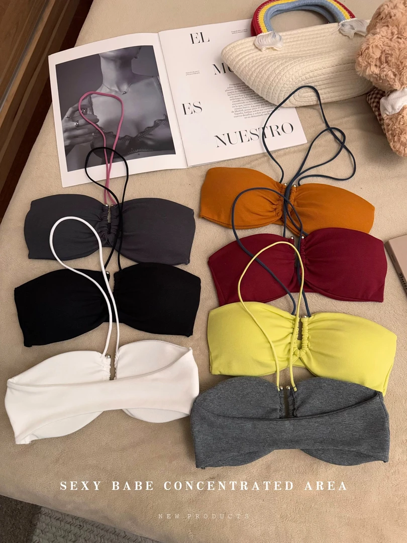 6118叠穿小内搭女小胸必备美背性感夏季