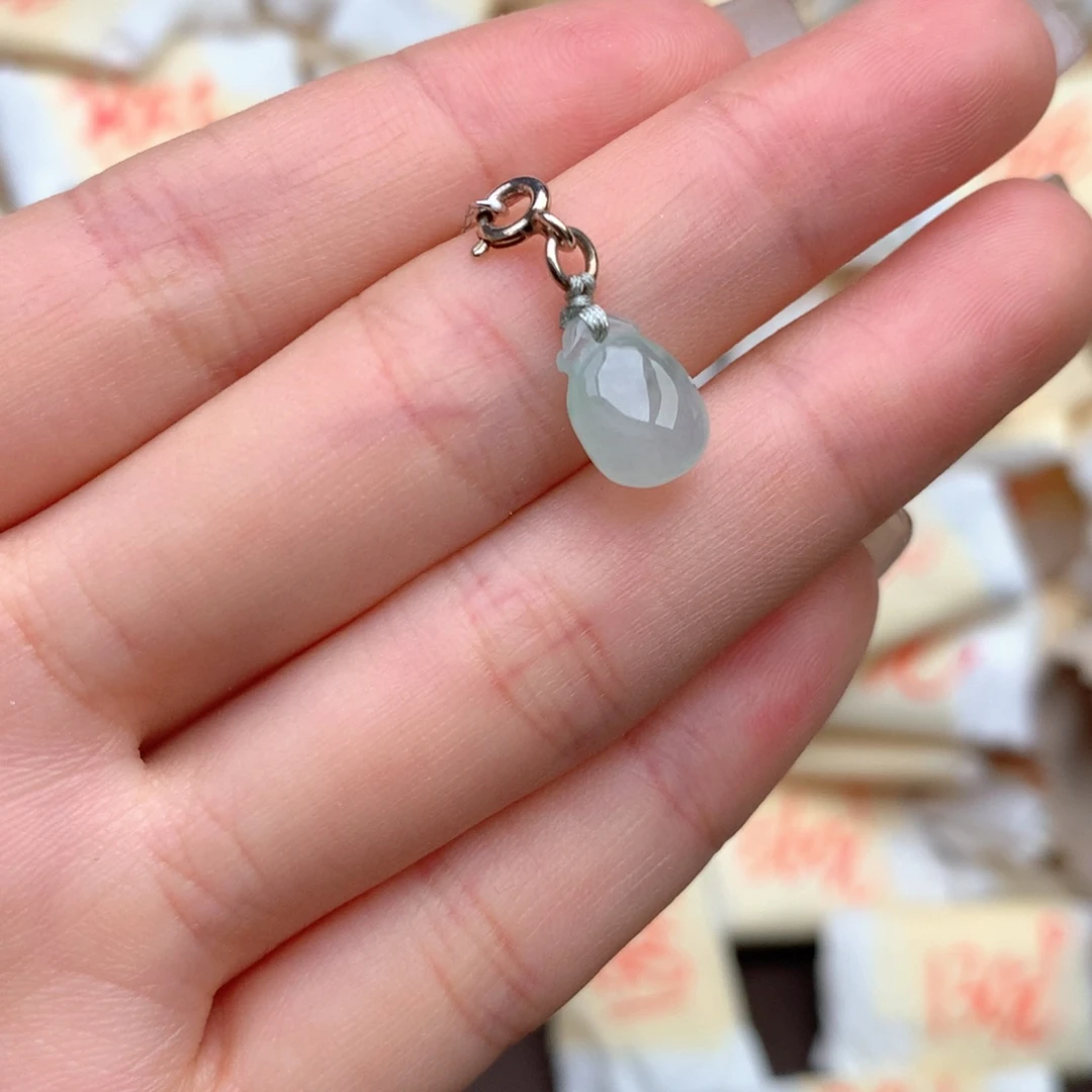 【闪购商品】翡翠挂件银S925镶嵌一