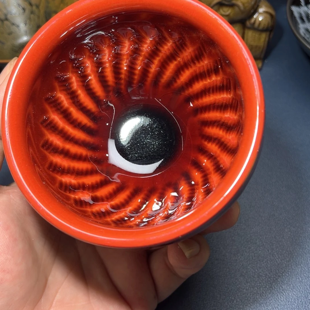 茶盏建盏手握泡茶主人杯