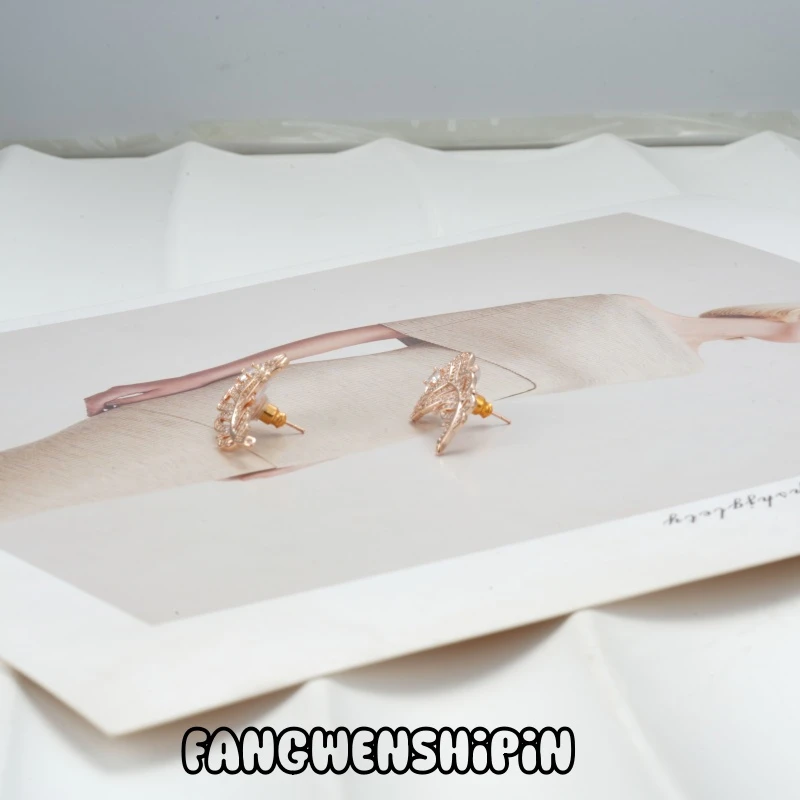 铜合金锆石耳饰 耳环5319