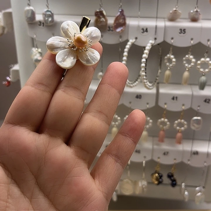 未镶嵌淡水珍珠发夹