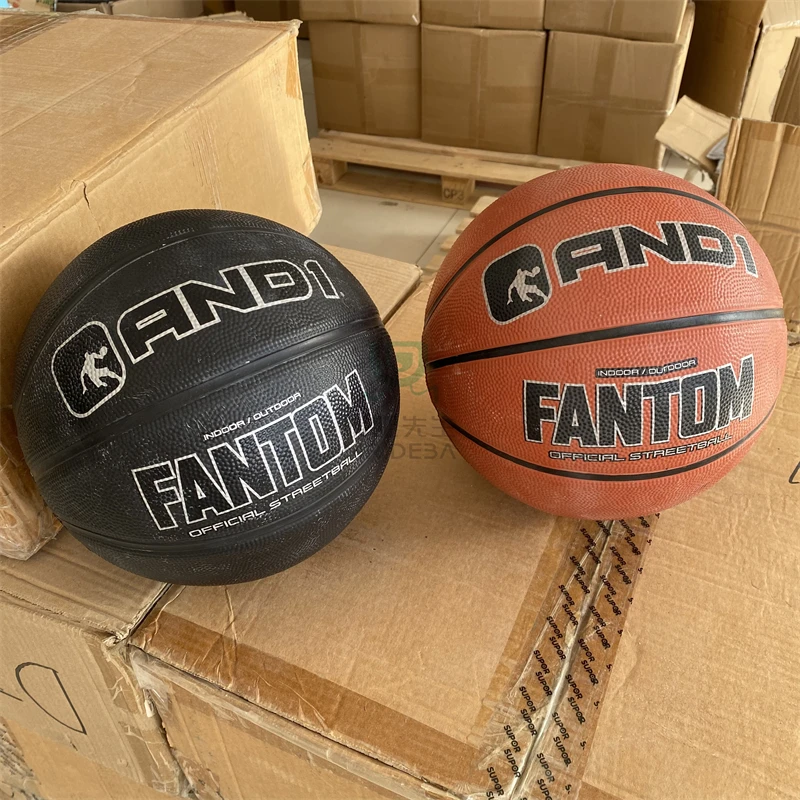 表面有一层橡胶蜡保护7号篮球 耐磨训练室内外比赛中学生橡胶篮球