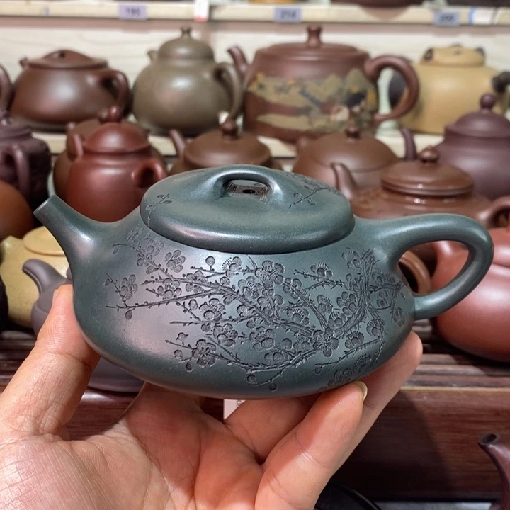 何***悟茶壶紫砂精工制作