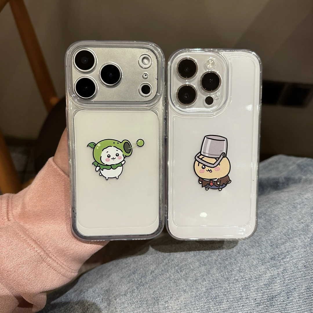 吉伊大战乌萨奇情侣手机壳适用苹果17p太空壳16pro小米华为趣味15