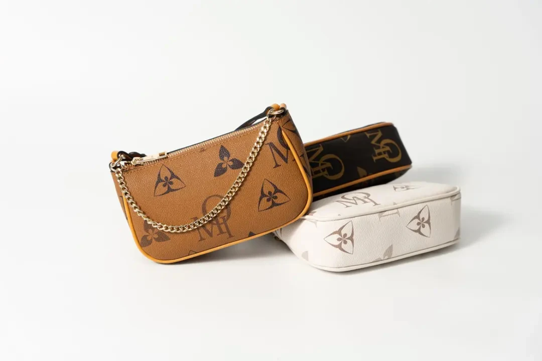 OMI欧米2025新款复古印花麻将包百搭斜挎小方包