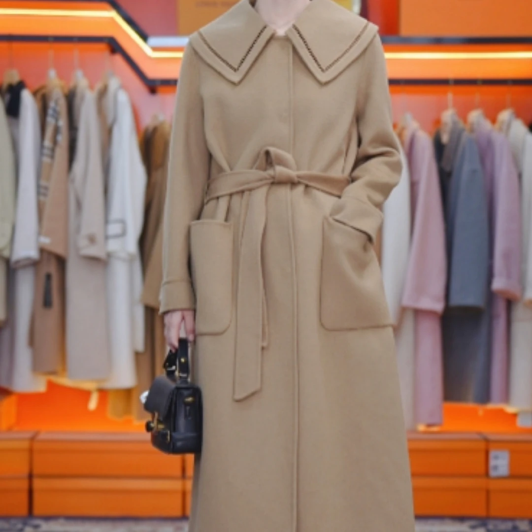 YM824双面羊毛大衣