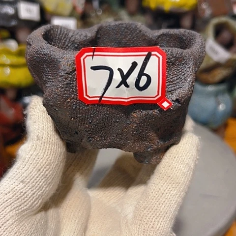 粗陶花盆手工花盆制作