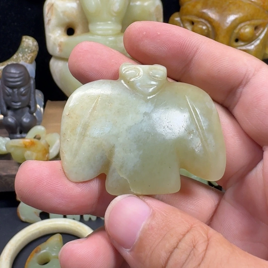 用***6玉玉摆件小鸟小鸟型件