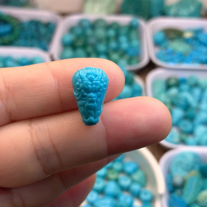 绿松石未镶嵌吊坠(不含链)