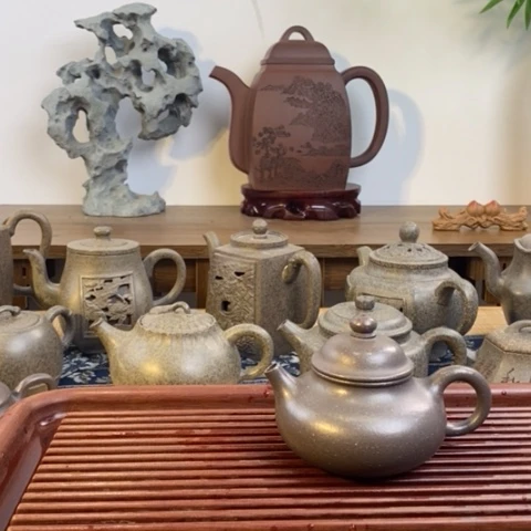 琉璃手工艺品紫砂壶