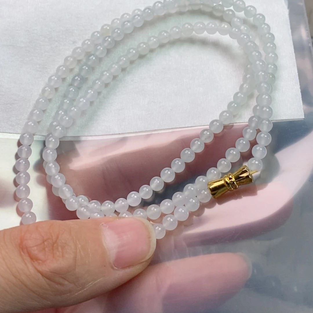 定制翡翠未镶嵌你**字翡翠定制手链