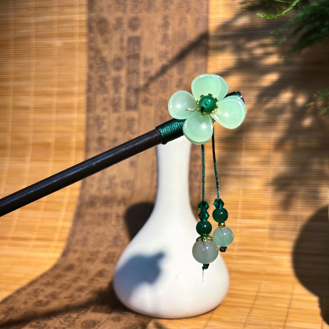 H020女原创设计休闲风中国风发簪古风发簪子富家千金风
