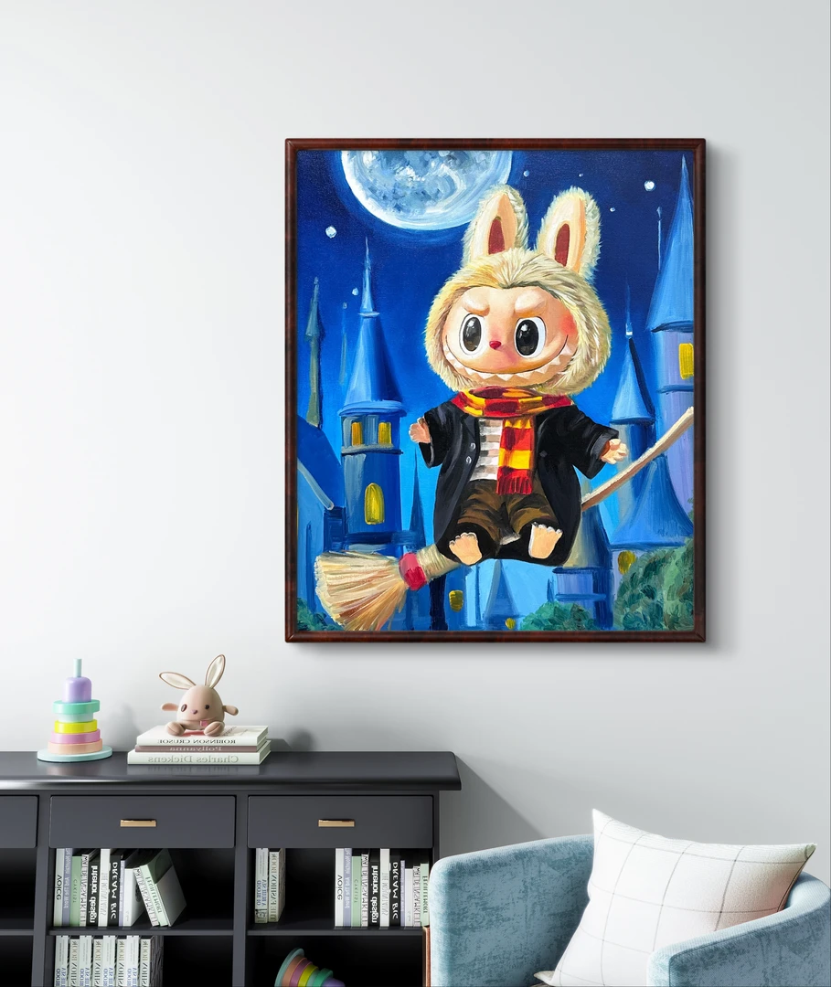 【神奇魔法】油画客厅沙发背景墙装饰画尺寸：50*60cm