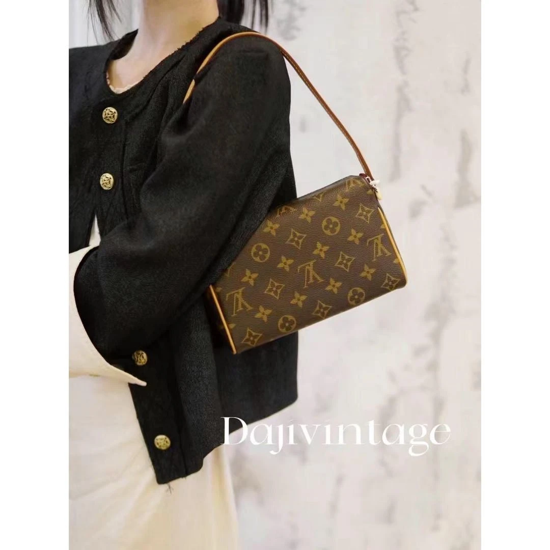 95新 LouisVuitton/路易威登 大吉中古/Lv老花表参道盒子单肩包