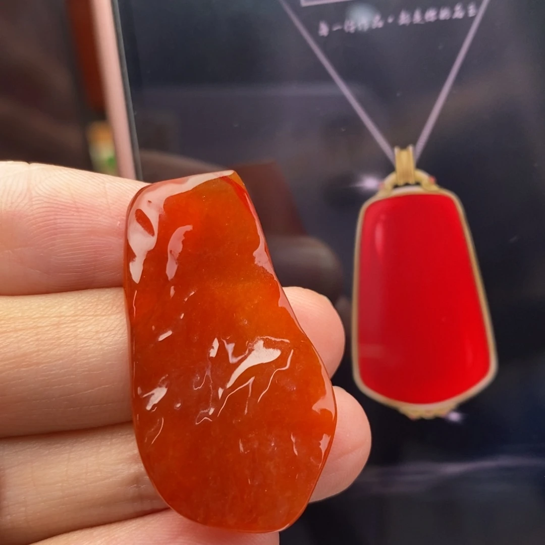 定制翡翠未镶嵌复古极简