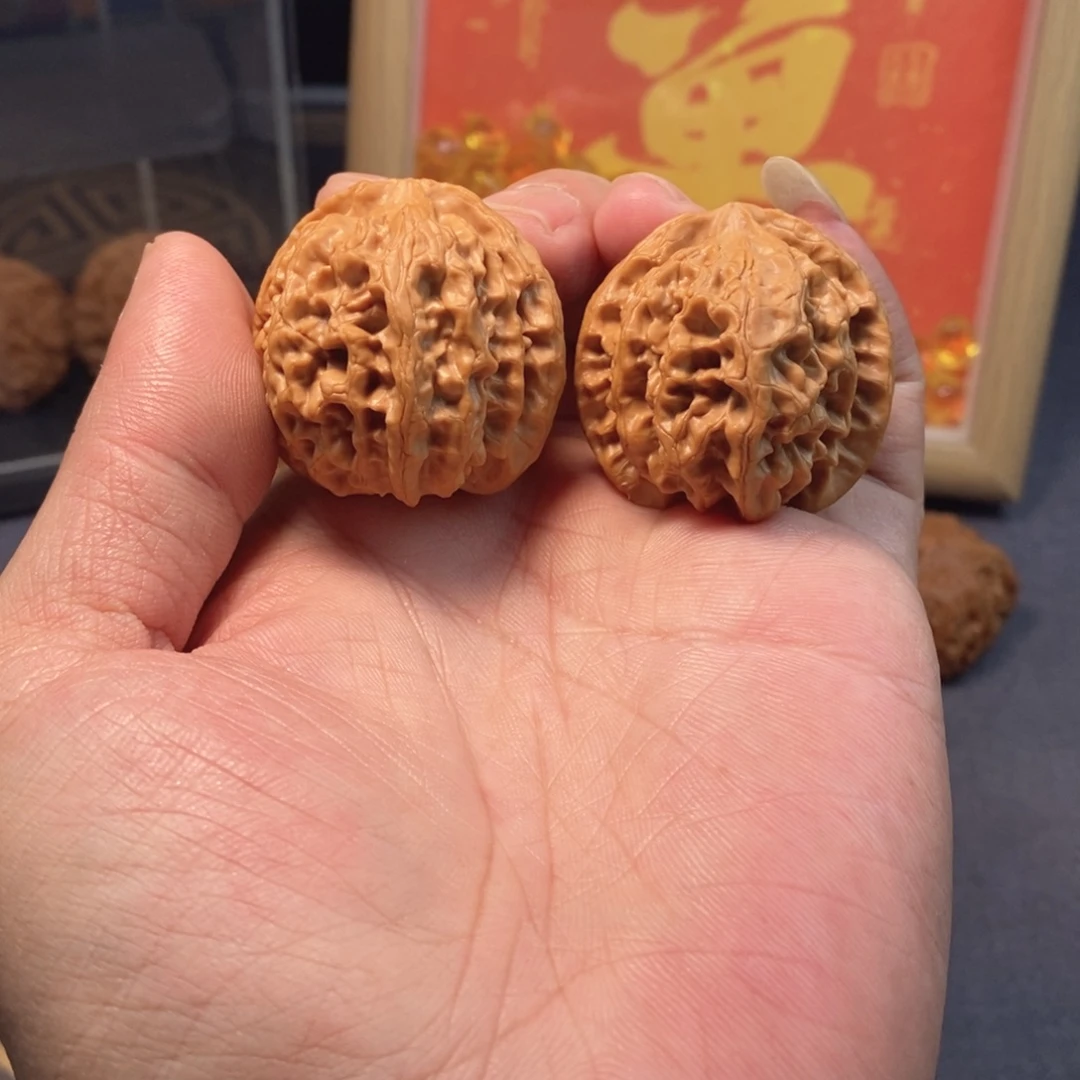 把件文玩核桃全品无修36尺苹果园