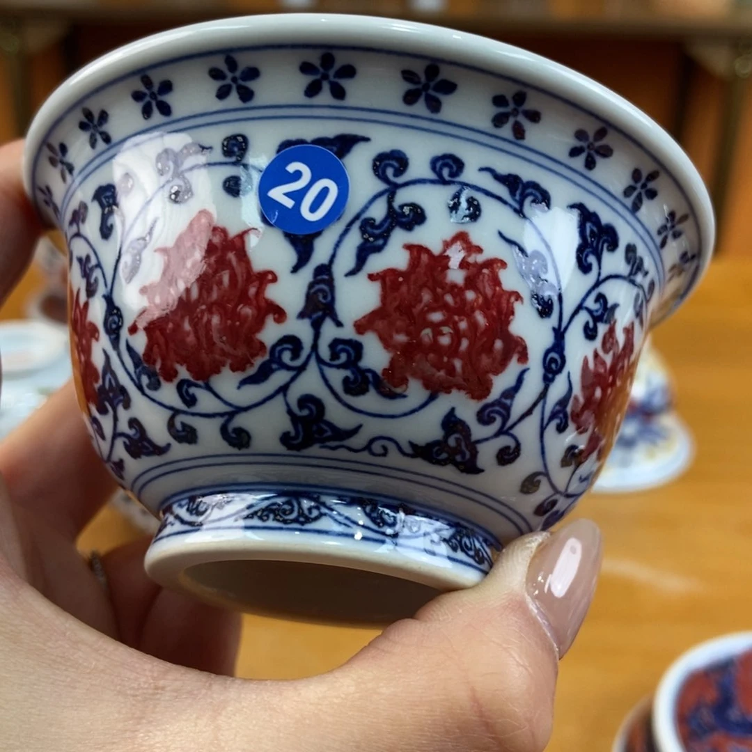 手绘现代茶具非古董