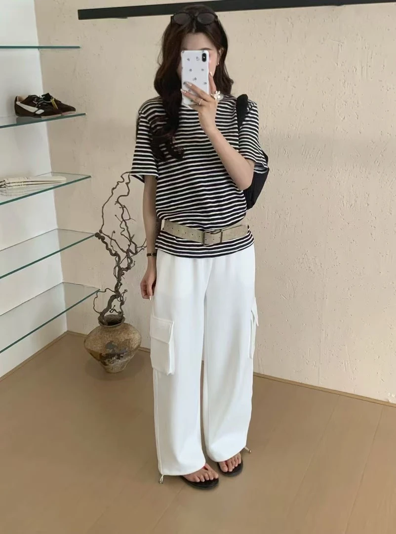 （春款）Uncle Be#简约百搭条纹短袖#9610