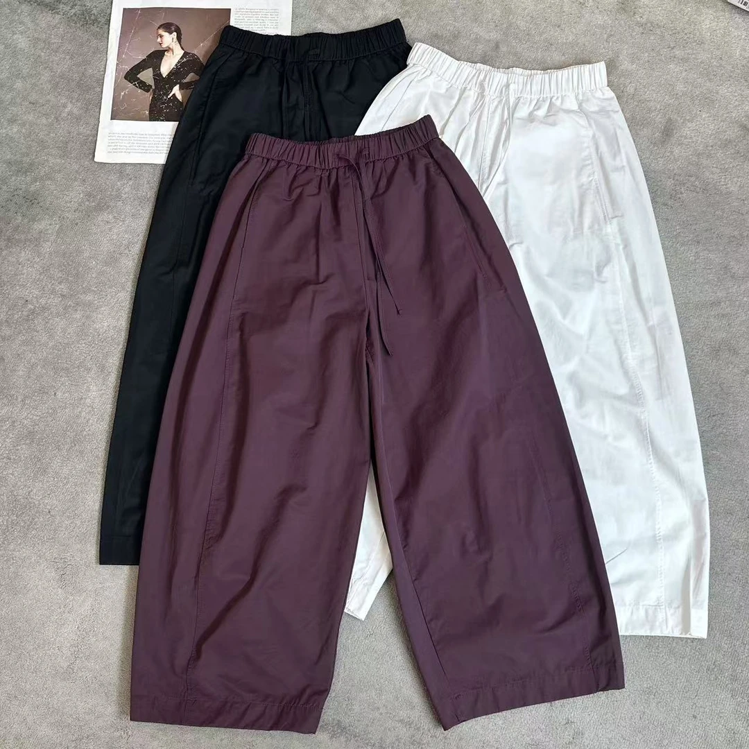 【米可家】弧形立裁夏季薄款三色气球裤06293