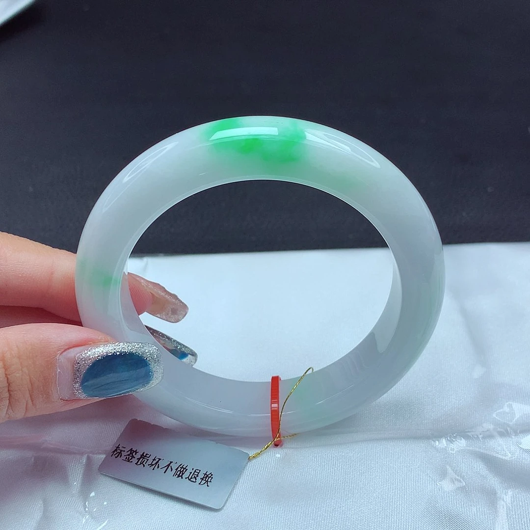 未镶嵌手镯翡翠55圈967