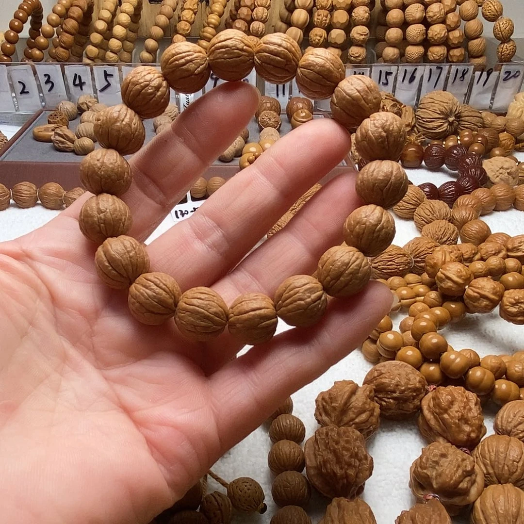 猴头核桃手串全品无暇【瓜珠】