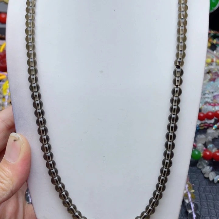 树脂制品73号茶色项链