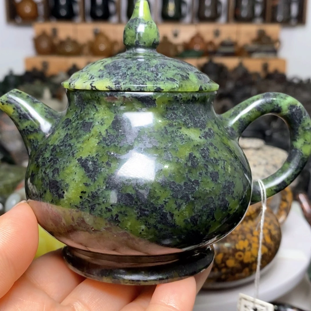 藏玉药王石高品潘壶230cc