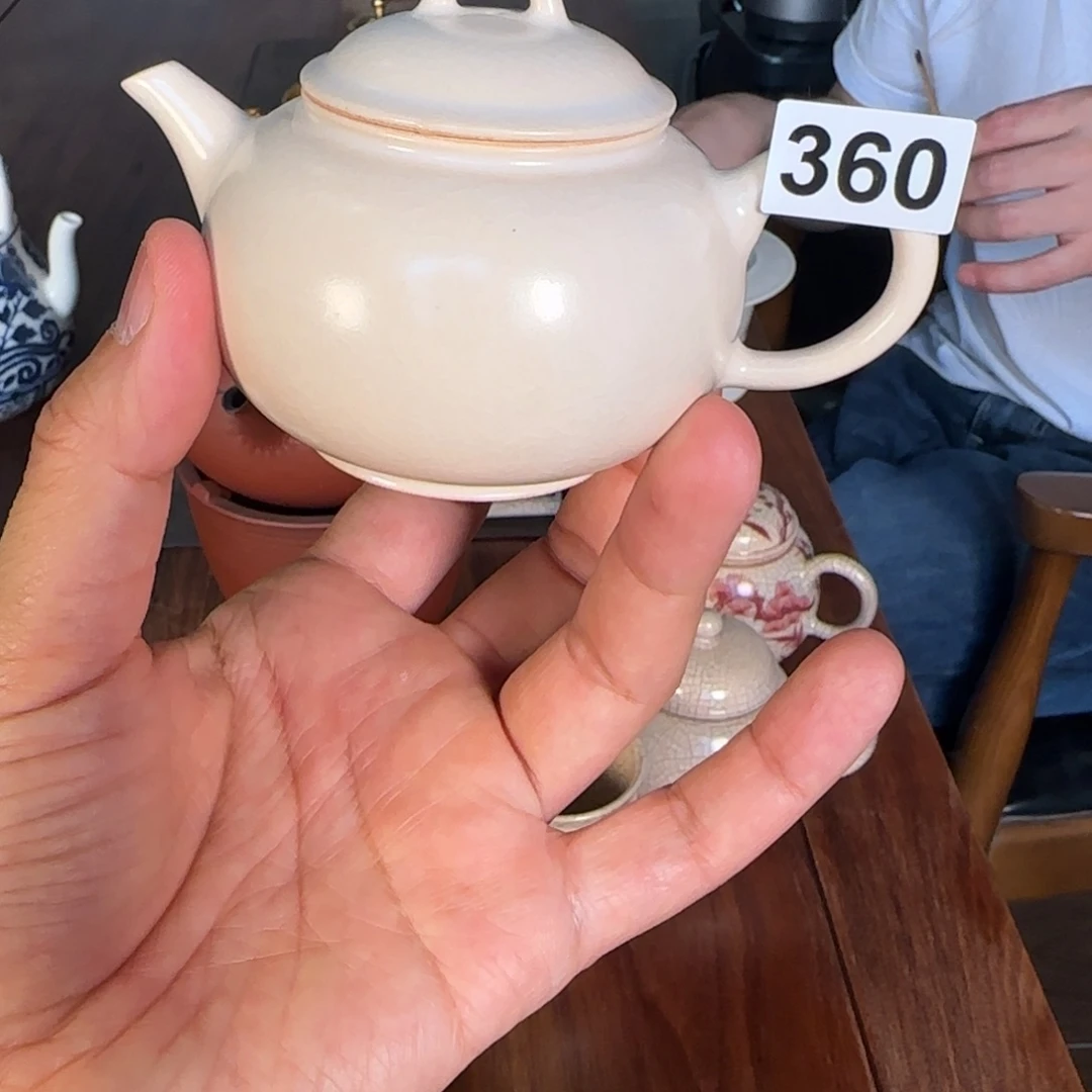 霖松堂高温白陶手工茶器