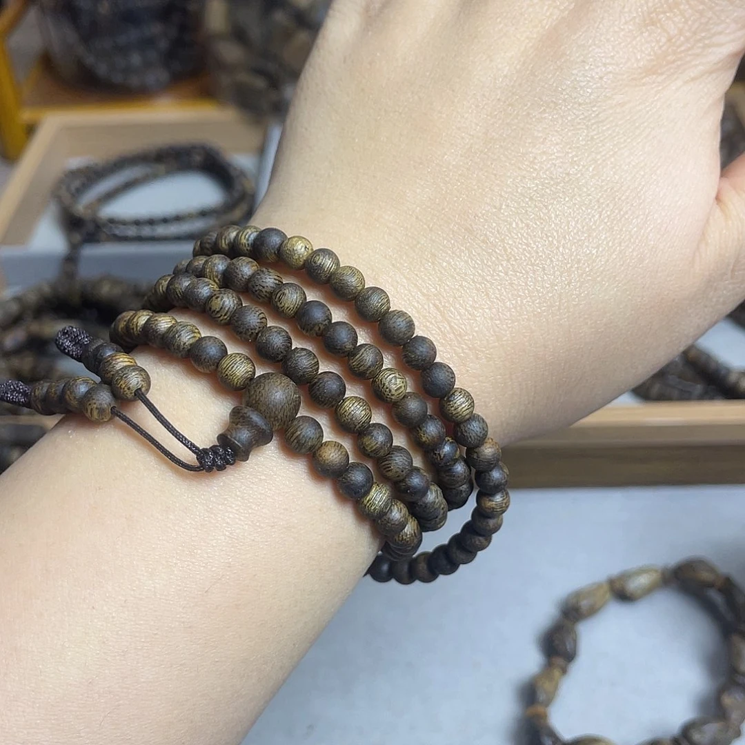 沉香碎屑沉香棋楠沉香老料多圈5mm花香蜜香