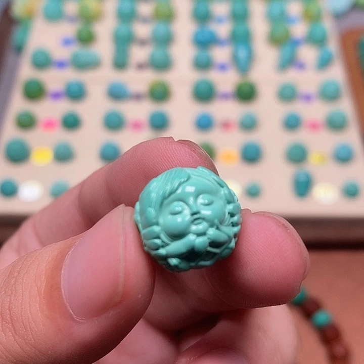 原生态湖北矿散珠配饰，尺寸14.6