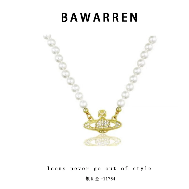 Bawarren 美❤ 11754-【金色星球】轻奢百搭项链