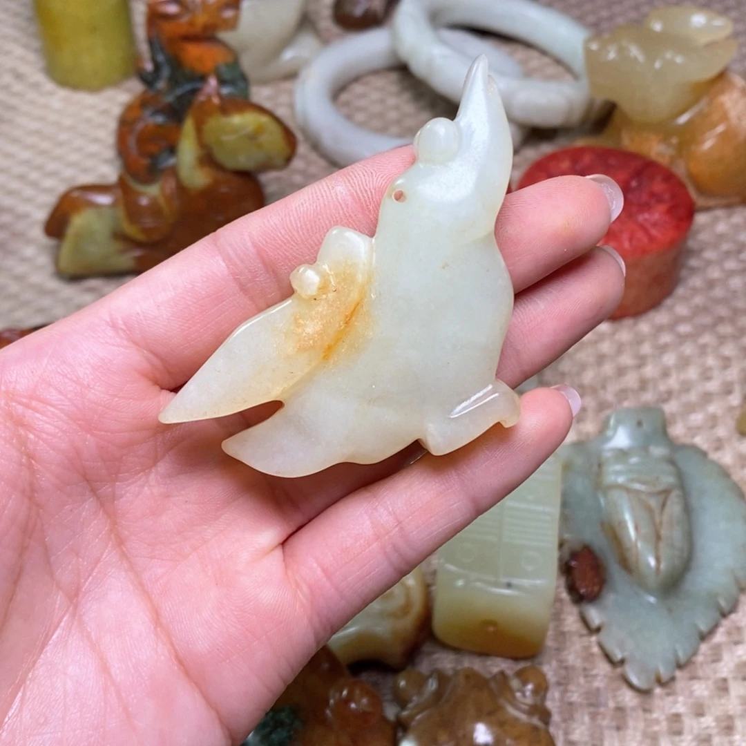 白玉菩提吊坠白玉菩提白玉菩提摆件