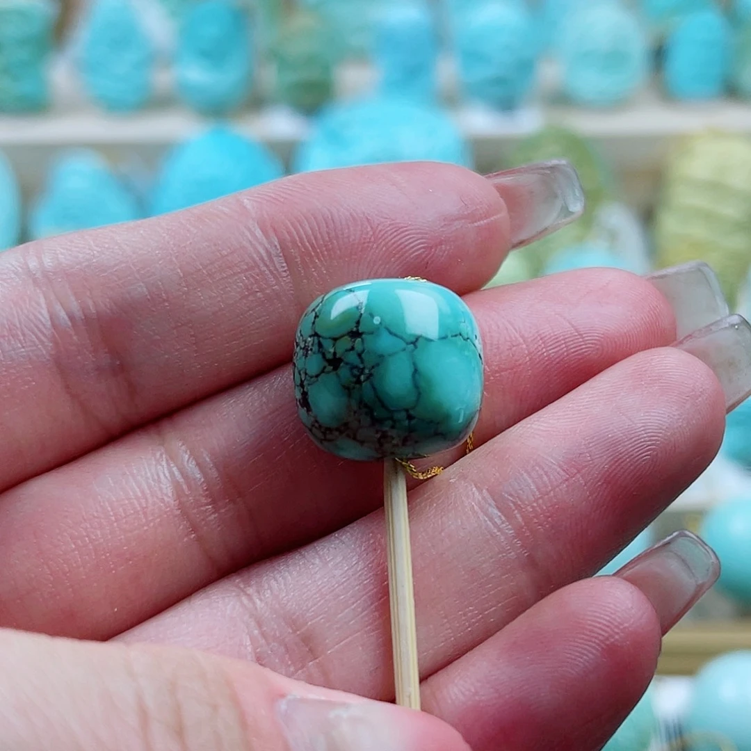 绿松石未镶嵌珠宝奇石15mm