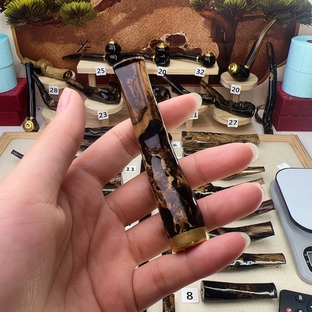 用***4 海小柳血柳光面烟嘴