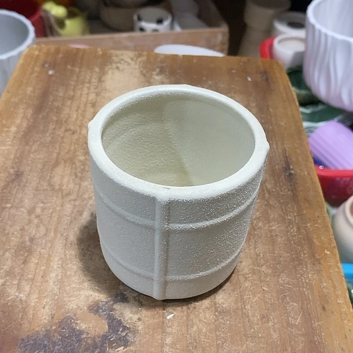 摆件陶盆有孔 瑕疵介意勿拍