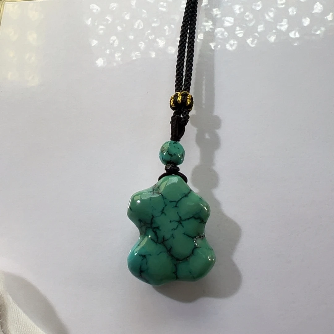绿松石未镶嵌挂件