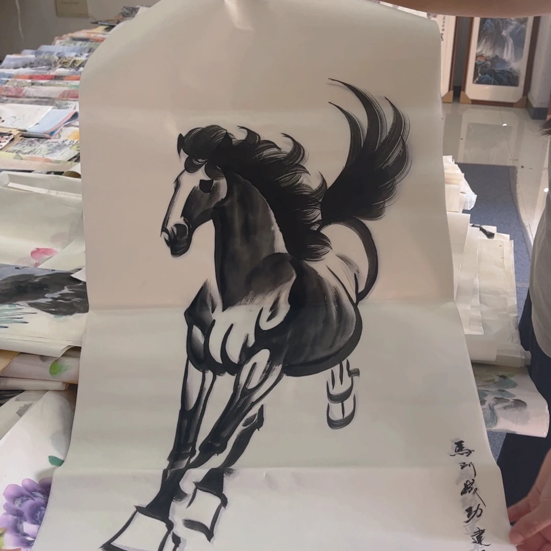 国画ZH精品手绘单幅任发