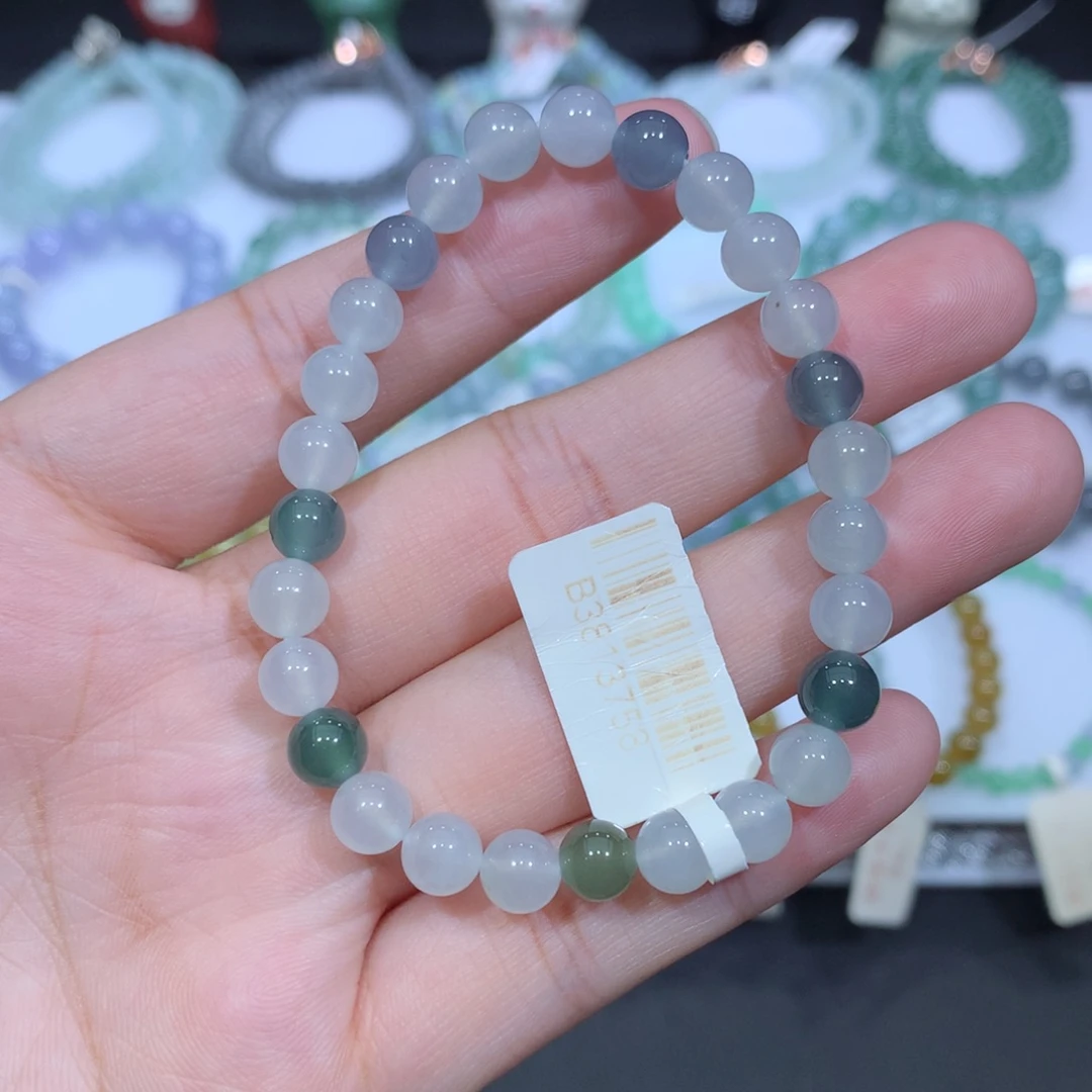 未镶嵌手串翡翠天然