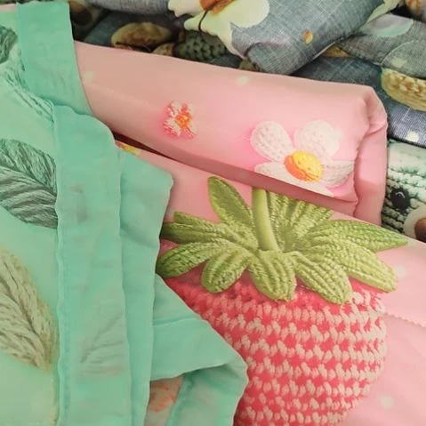 棉棉5斤豆豆被1.5×2米。