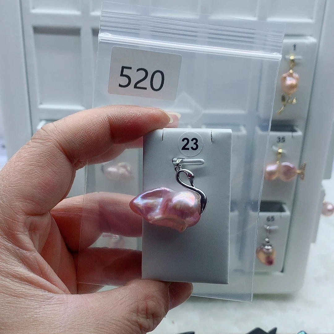 吊坠(不含链)合金淡水珍珠