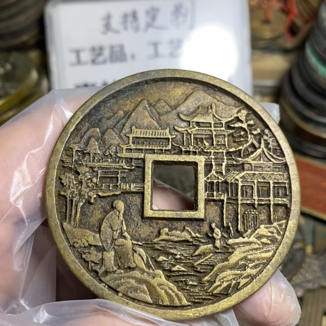 铜现代工艺品学习币