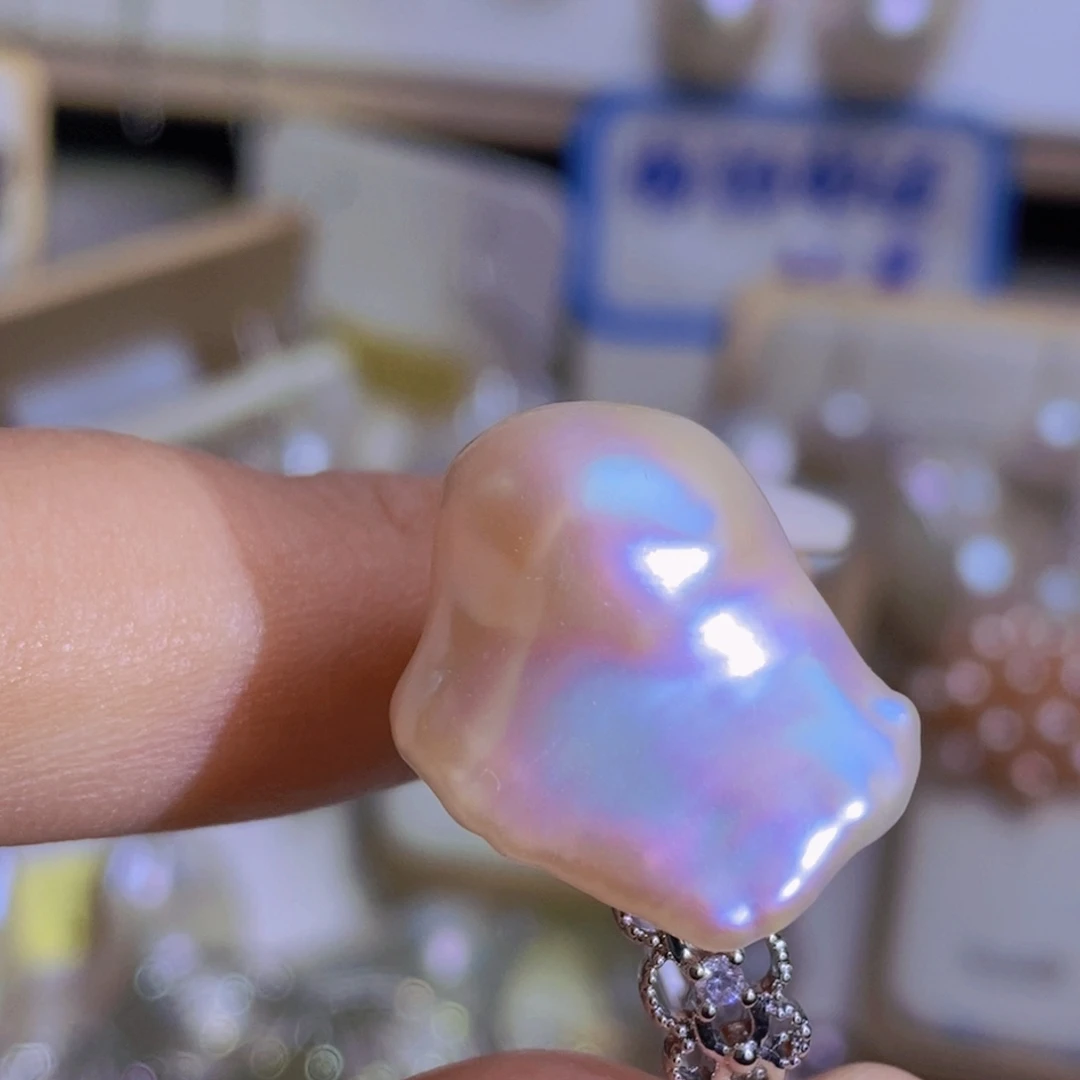 天然淡水珍珠合金淡水珍珠