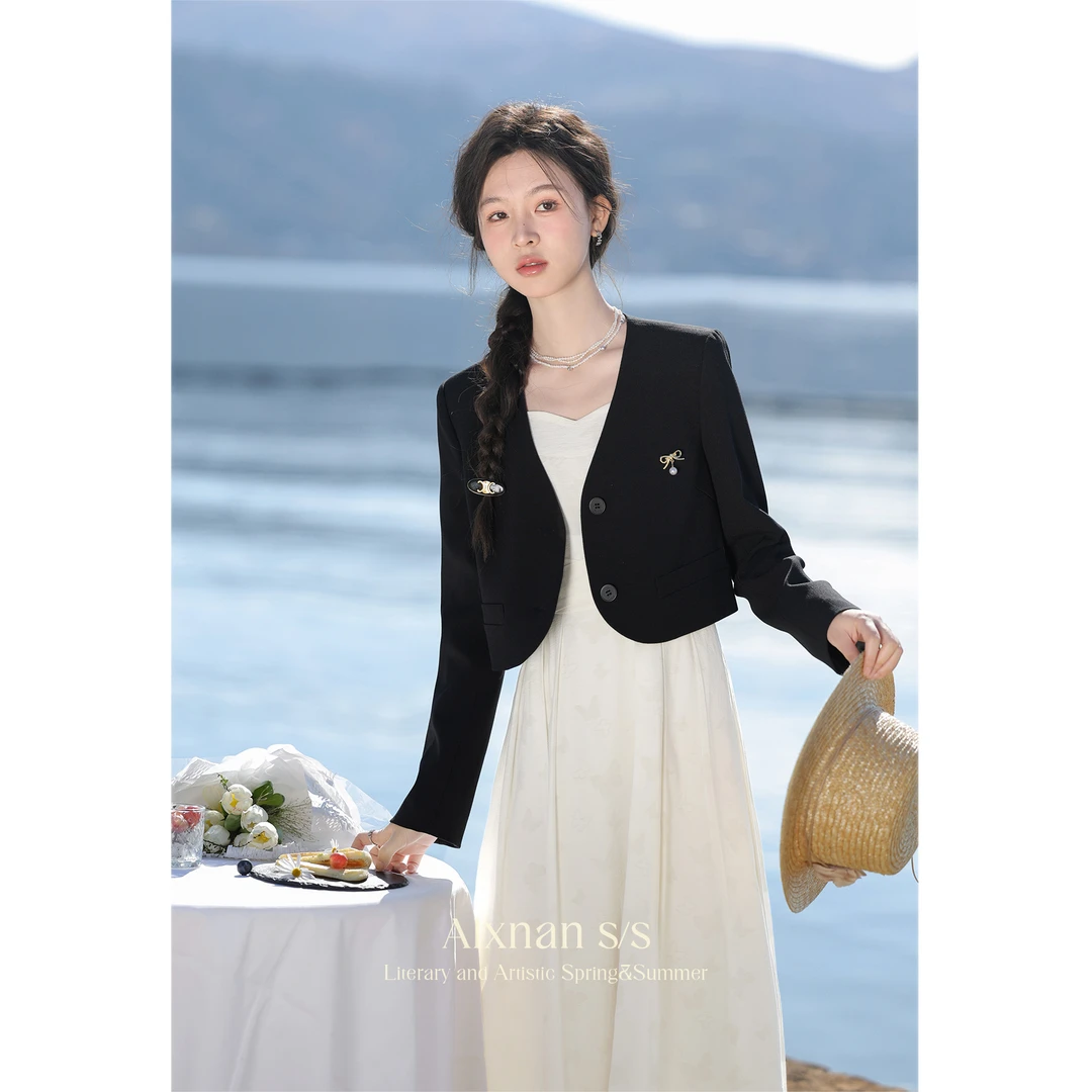 《风吟物语》小众设计外套女简约时尚L33677SY