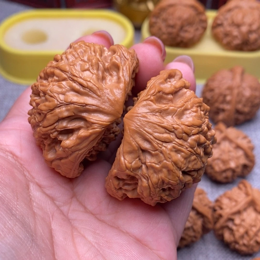 文玩核桃把件毕业聚宝盆48尺全品