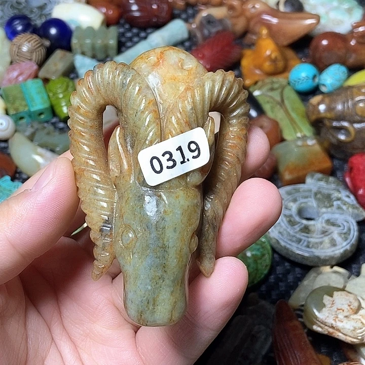 和田玉未镶嵌颈饰154