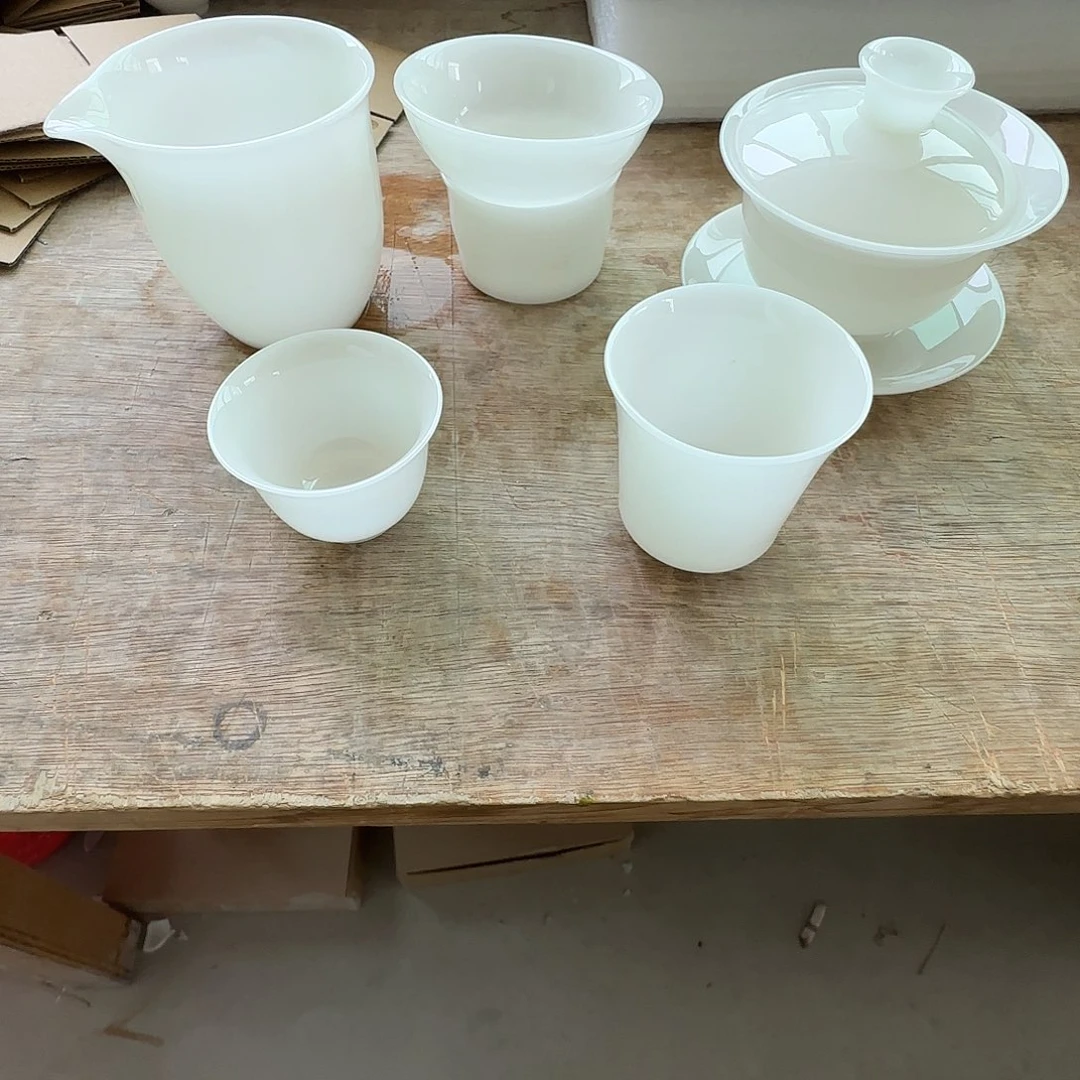 璞玉纯白一套配三个小号杯35毫升