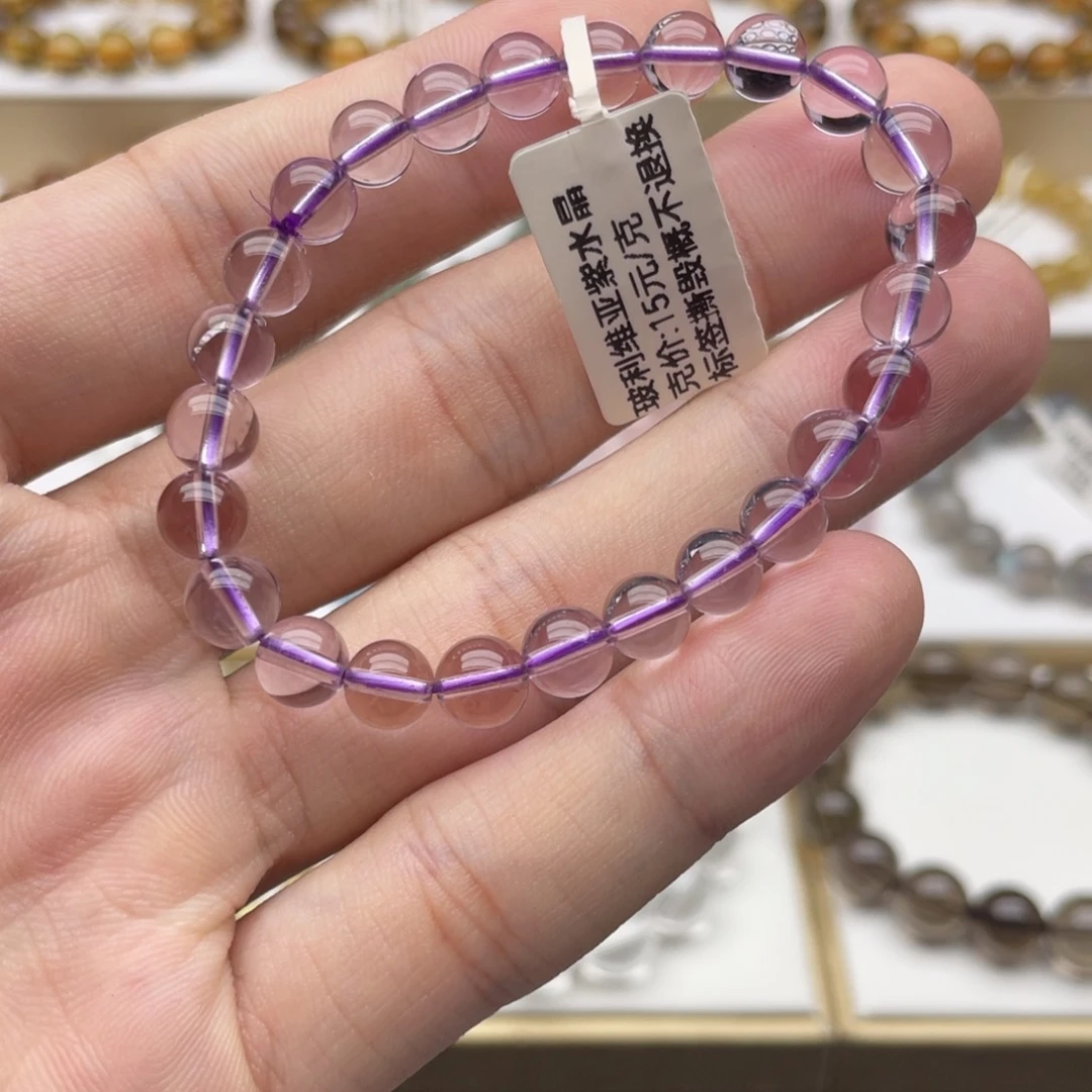水晶手链未镶嵌纯天然
